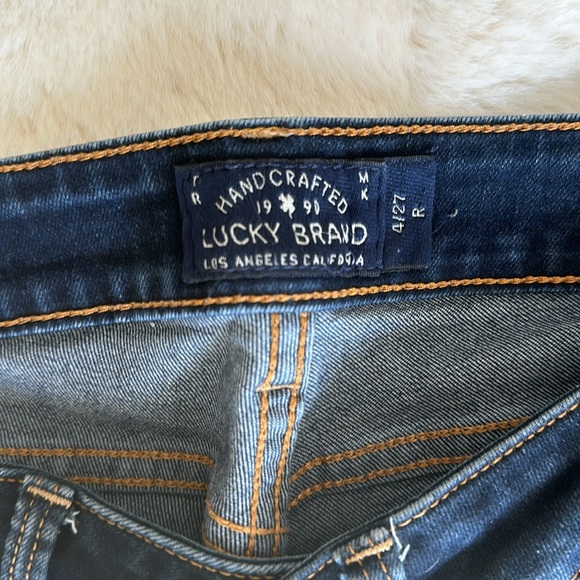 Lucky Jeans Size 4 R or 27 Lolita Skinny Dark - Picture 2 of 6